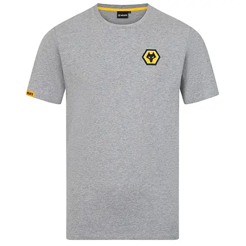Wolves Fanshop | Essentials T-Shirt – Charcoal Wolves Merchandise Collection Wolves Fanshop | Essentials T-Shirt – Charcoal Wolves Merchandise Collection